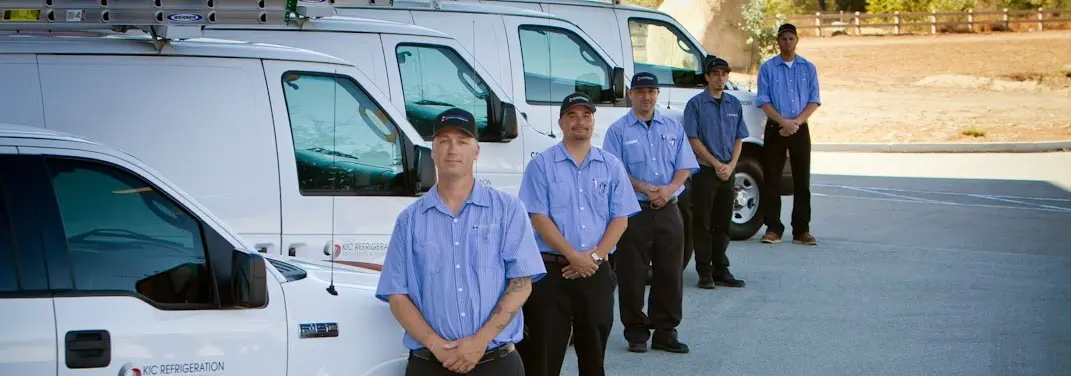KIC Refrigeration crew ready for Mini Split Repair jobs across Visalia